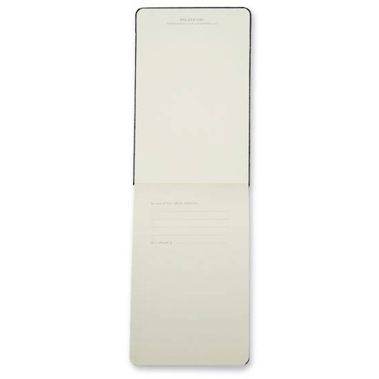 Средний блокнот Moleskine Reporter Твердая обложка Черный Чистые листы