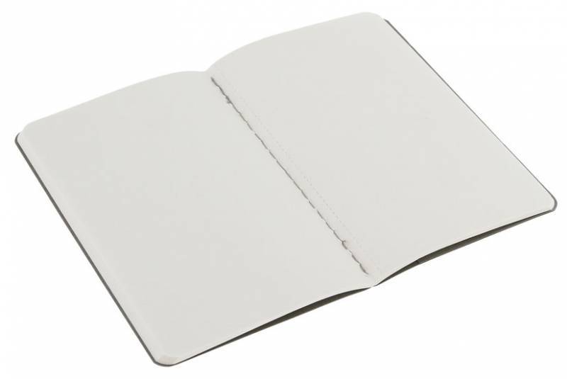 Карманная тетрадь (3 шт) Moleskine Cahier серая Чистые листы
