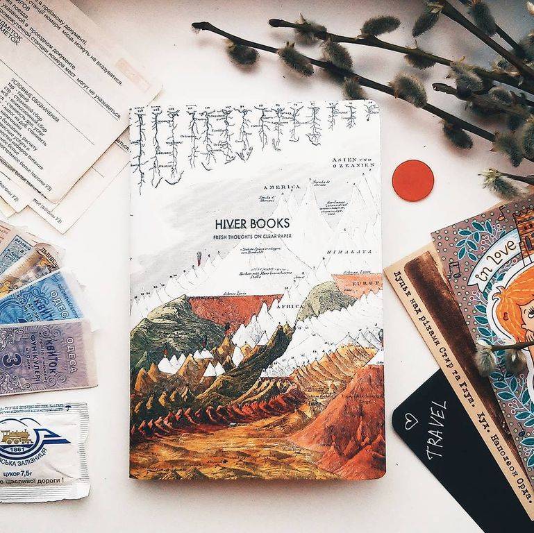 Скетчбук Hiver Books Moonrise Mountain & River А5 (144 стр)