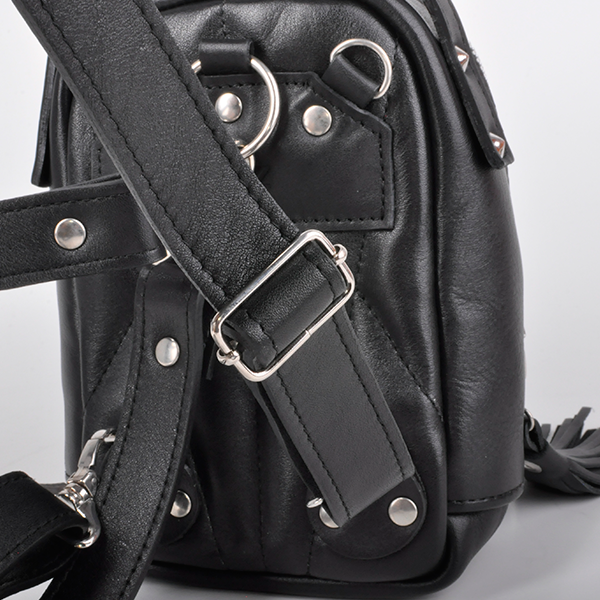 Рюкзак из кожи JIZUZ Original Scotty Black гладкая кожа