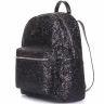 Рюкзак жіночий з текстилю з глитер Poolparty XS Чорний