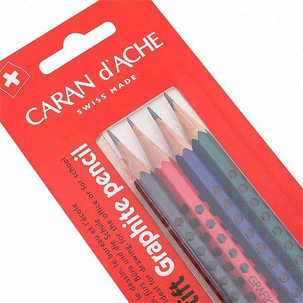 Набор карандашей Carand'Ache Grafik Edelweiss (4 шт)