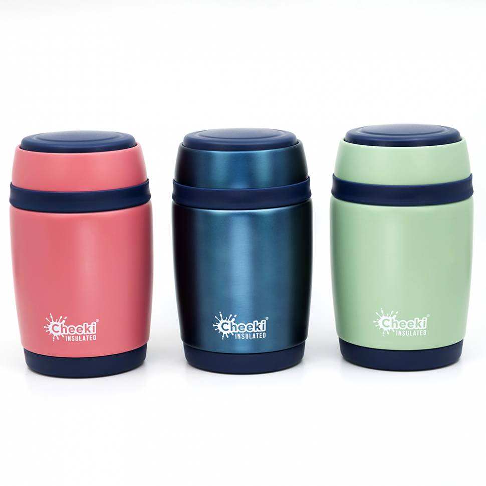 Термос для еды Cheeki Food Jar 480ml Blue Термос для еды Cheeki Food Jar 480ml Blue