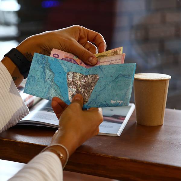 Кошелек Paper Ninja Карта Мира