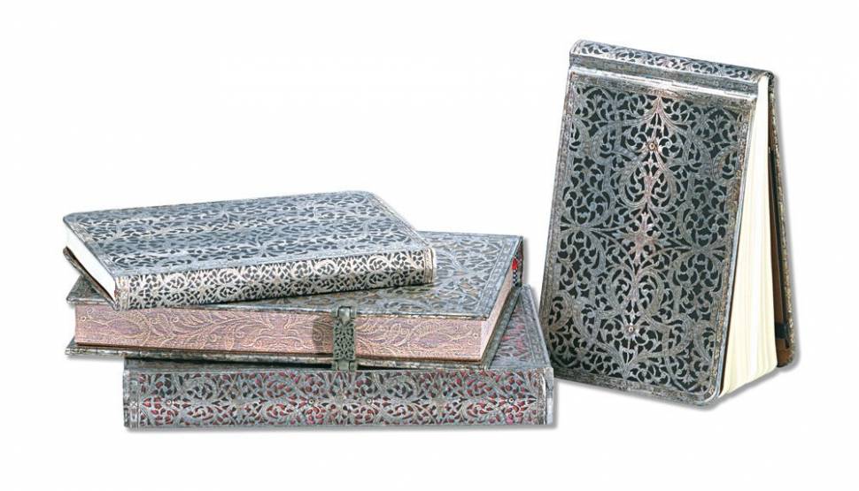 Карманный блокнот Paperblanks Серебряная Филигрань Тень