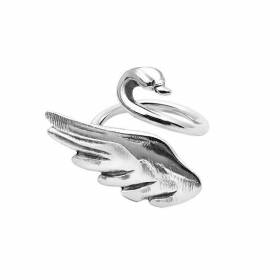 Кольцо на фалангу из серебра Yastreb Большой Лебедь