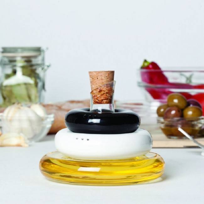 Набор ёмкостей для соли, перца и масла Peleg Design Table Set