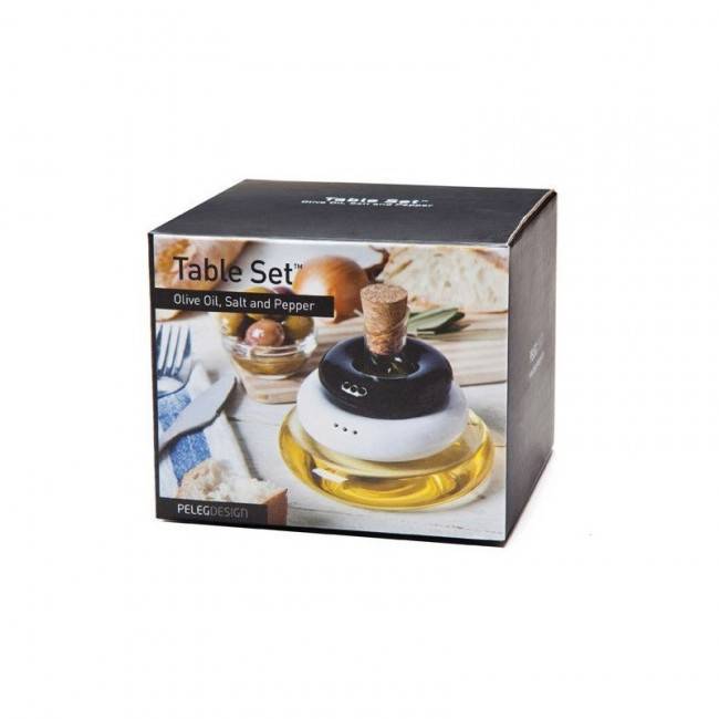 Набор ёмкостей для соли, перца и масла Peleg Design Table Set