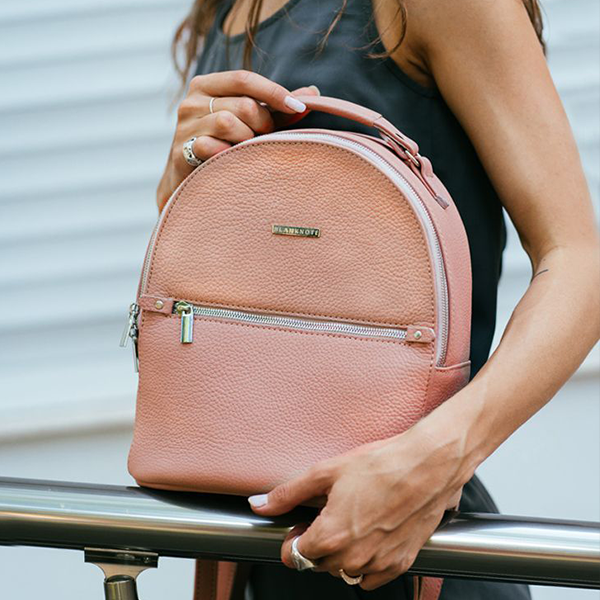 Рюкзак зі шкіри BlankNote міні Барбі