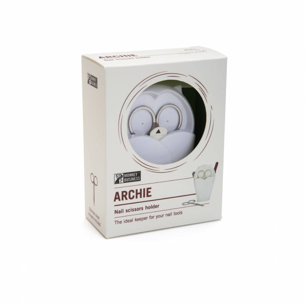 Органайзер для маникюрных ножниц  Monkey Business Archie Белый