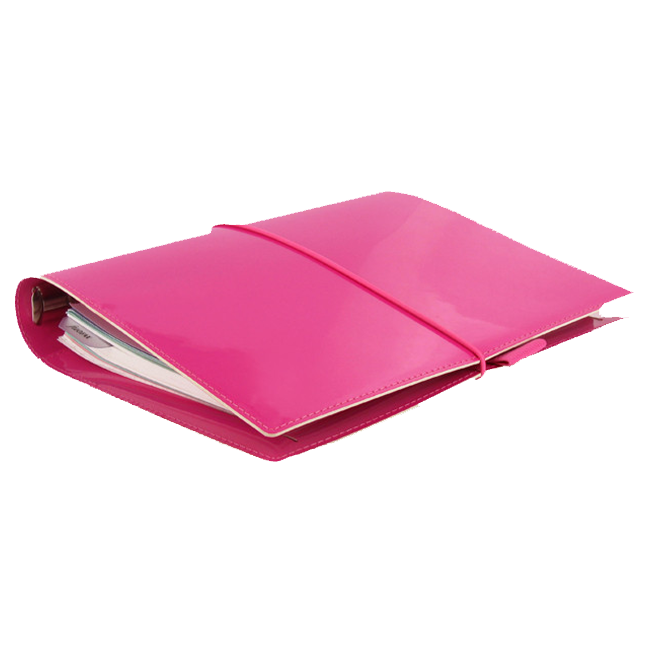 Органайзер Filofax Domino Patent Personal Hot Pink (022481)
