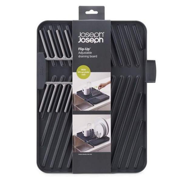 Сушилка для посуды Joseph Joseph Flip-up Черная