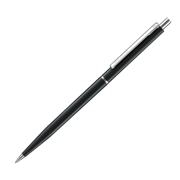 Ручка Кулькова Point Polished Пластикова Чорна