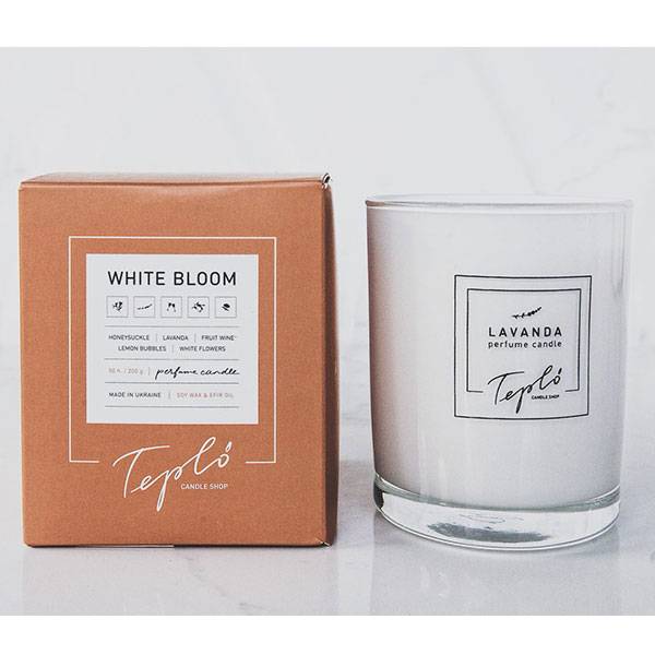 Подарочная Аромасвеча White Bloom Lavanda