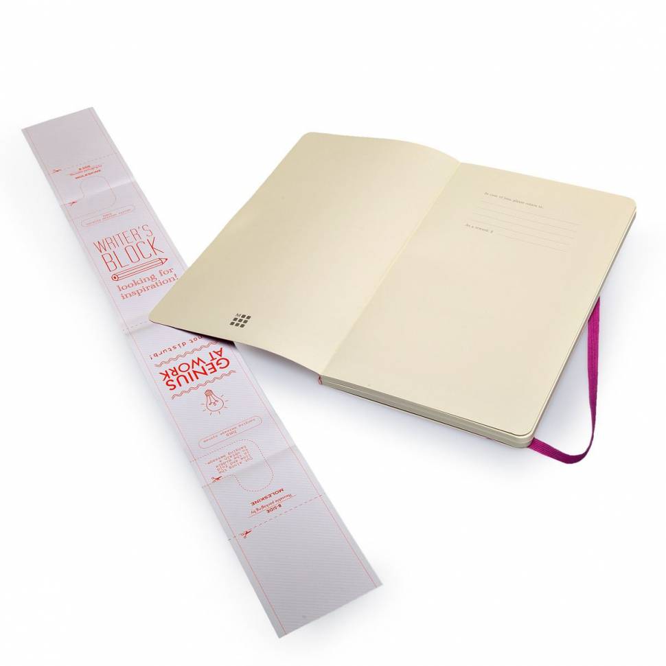 Середній блокнот Moleskine Classic М'яка обкладинка Рожевий Чисті аркуші