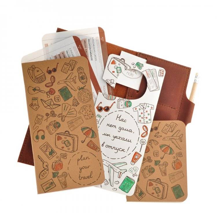 Тревел-кейс BlankNote 3.0 Коньяк-мандала