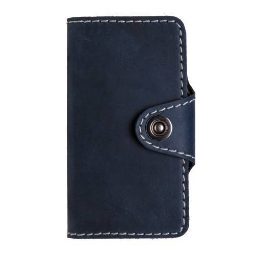 Чехол Black Brier с кнопкой для iPhone 6 и карточек Синий