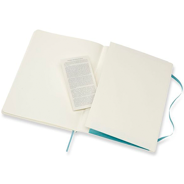 Большой блокнот Moleskine Classic Мягкая обложка Океан Чистые листы