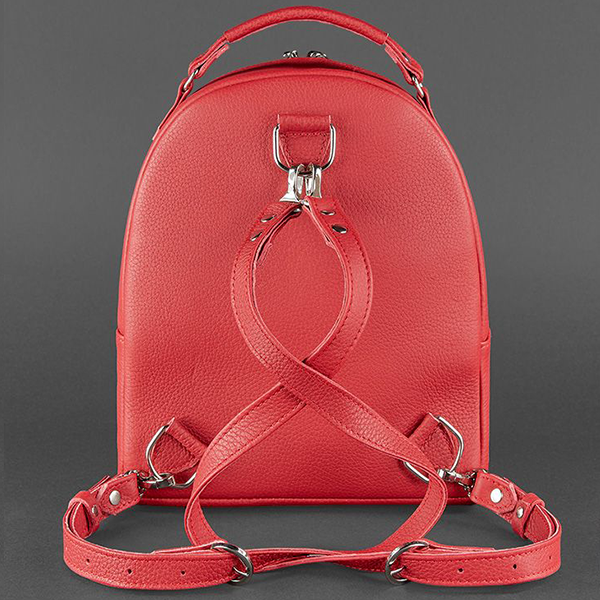 Рюкзак зі шкіри BlankNote міні Рубін