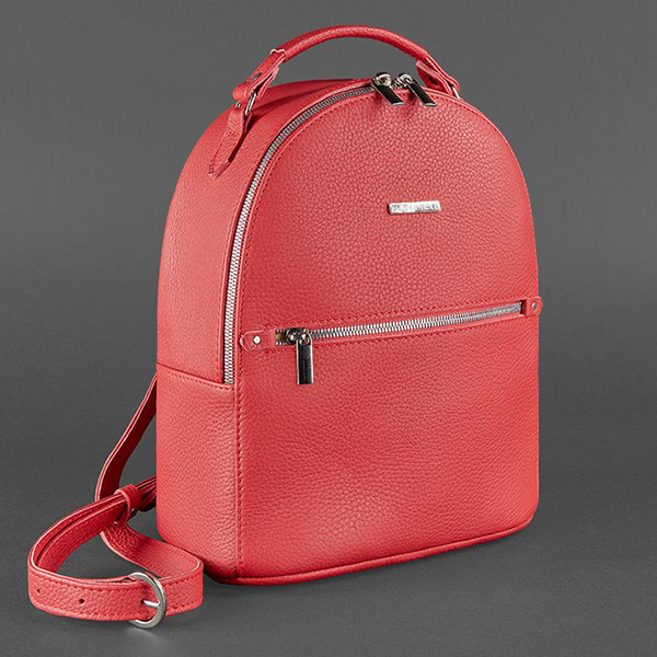 Рюкзак зі шкіри BlankNote міні Рубін