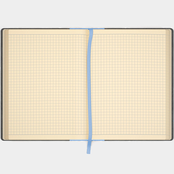 Блокнот з екокожі Professional A5 Чорний /Жовтий