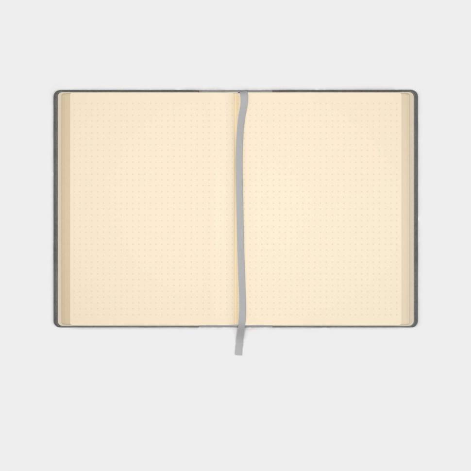 Блокнот з екокожі Professional A5 Чорний /Жовтий