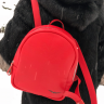 Шкіряний жіночий рюкзак AV2 Червоний (P530)