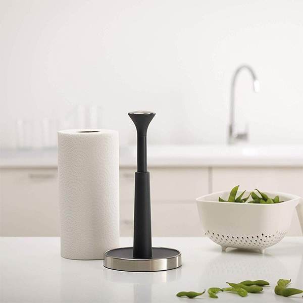 Тримач для Паперових Полотенец Joseph Joseph Push and Tear Чорний