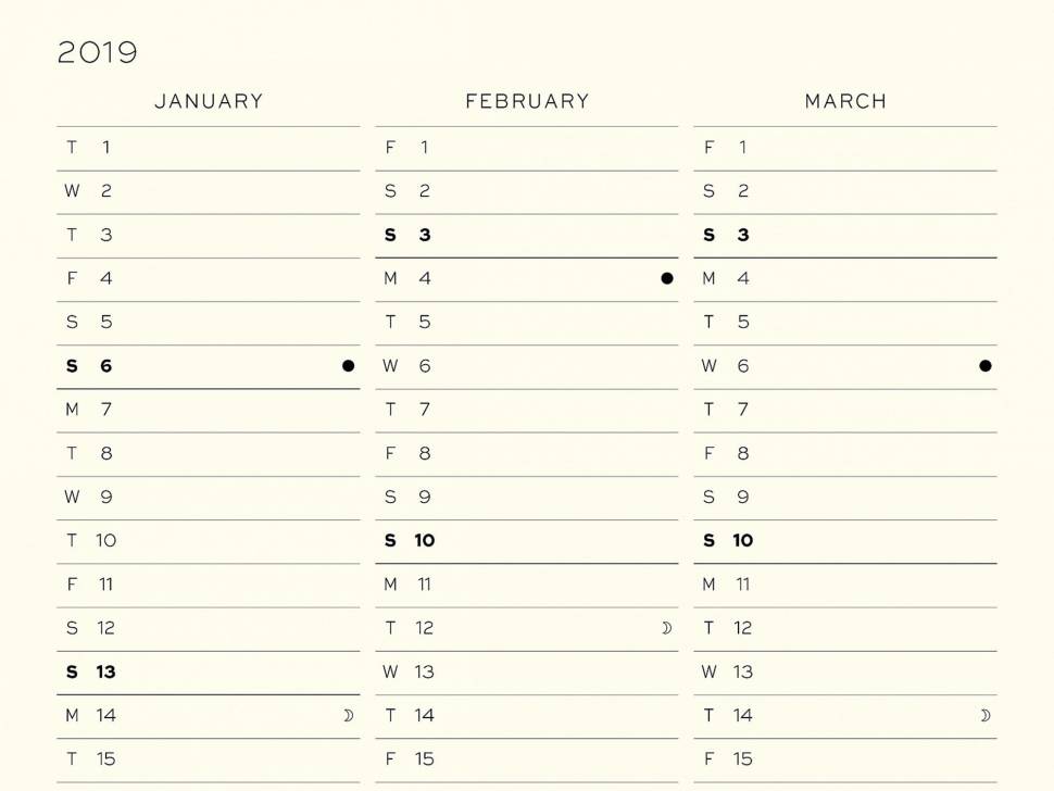 Средний Еженедельник  в колонках Leuchtturm1917 Темно-синий 2020 (360021)