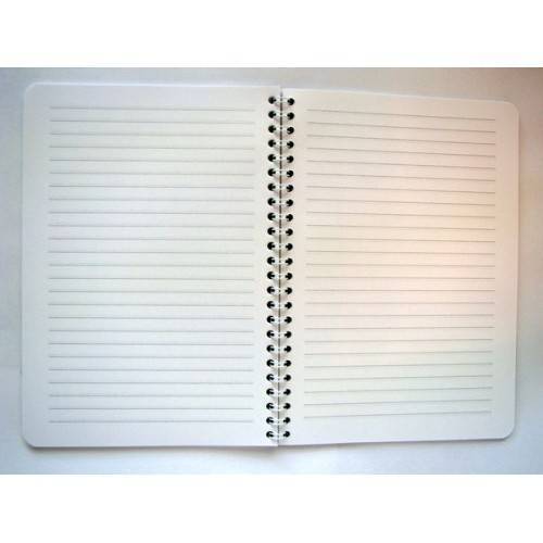 Блокнот Кот-Бегемот на пружине Чистые листы/Линия Блокнот Кот-Бегемот на пружине Чистые листы/Линия