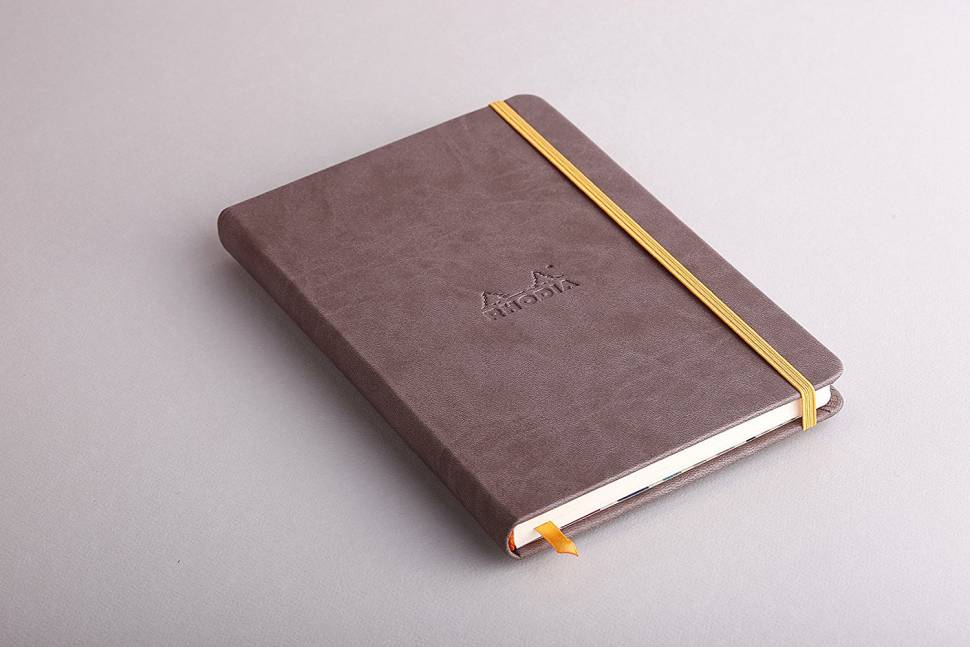 Блокнот Rhodia Rhodiarama коричневый А5 в линию