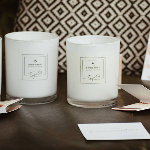 Подарочная Аромасвеча White Bloom White Flowers