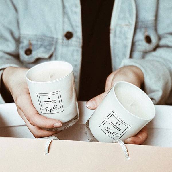 Подарочная Аромасвеча White Bloom White Flowers