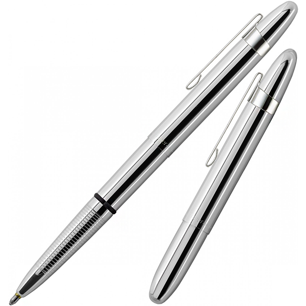 Ручка Fisher Space Pen Bullet Хром з кліпсою