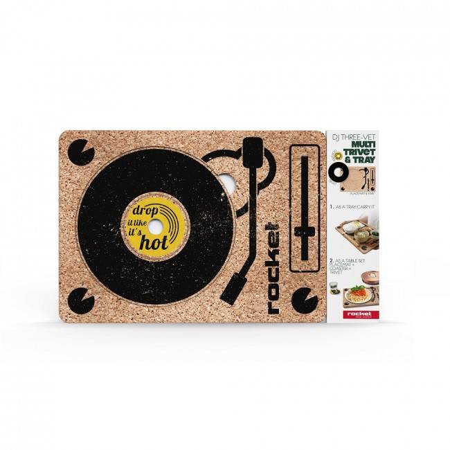 Поднос-подставка под горячее Rocketdesign DJ Three Vet