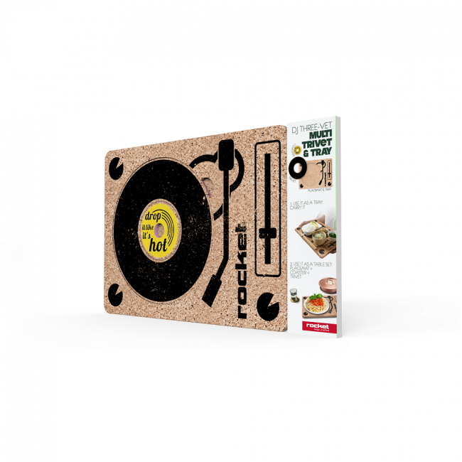 Поднос-подставка под горячее Rocketdesign DJ Three Vet