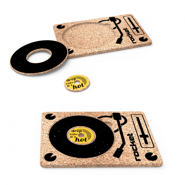 Поднос-подставка под горячее Rocketdesign DJ Three Vet