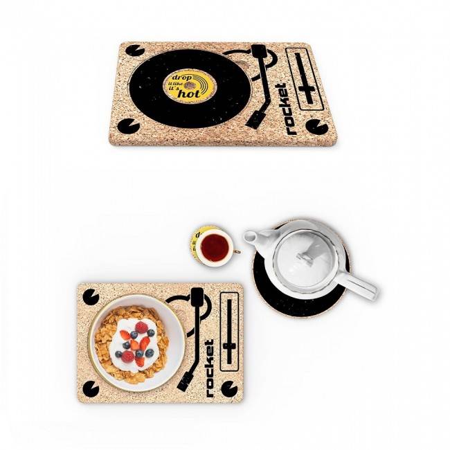 Поднос-подставка под горячее Rocketdesign DJ Three Vet