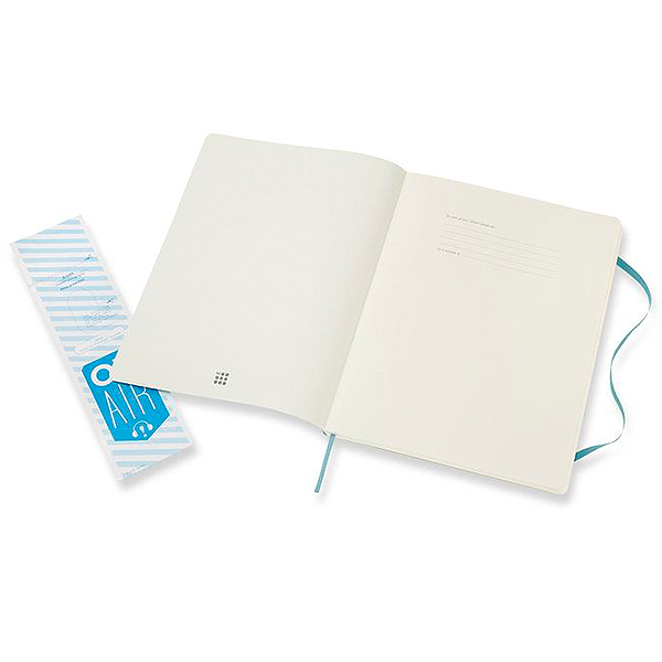 Великий блокнот Moleskine Classic М&#39;яка обкладинка Океанський синій Лінія