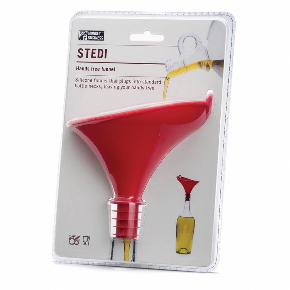 Лейка для бутылки Monkey Business Stedi Красная