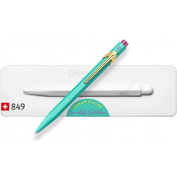 Ручка Caran d'Ache 849 Claim Your Style Бирюзовая + box