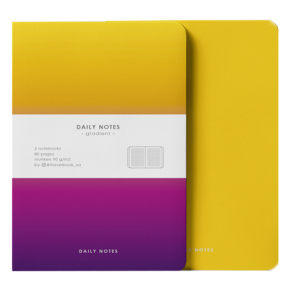Тетрадь Daily Notes Gradient Клетка