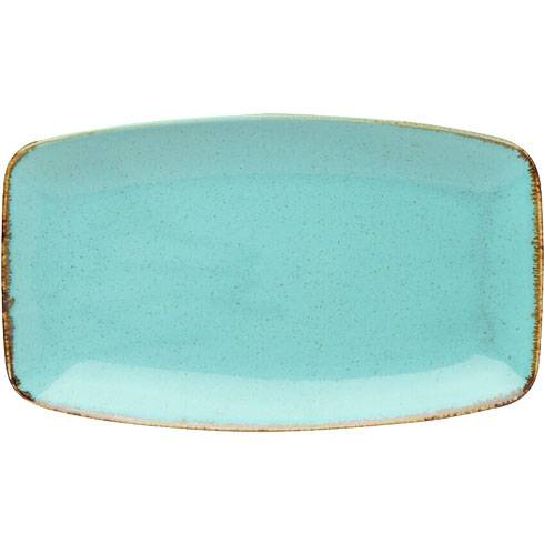 Блюдо овальное Seasons Бирюза 31/18 см