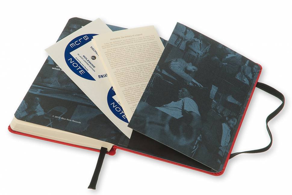 Карманный блокнот Moleskine Bluenote Красный