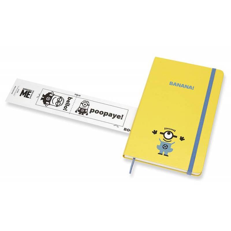 Записная книга Moleskine Minions средняя Линия Желтый