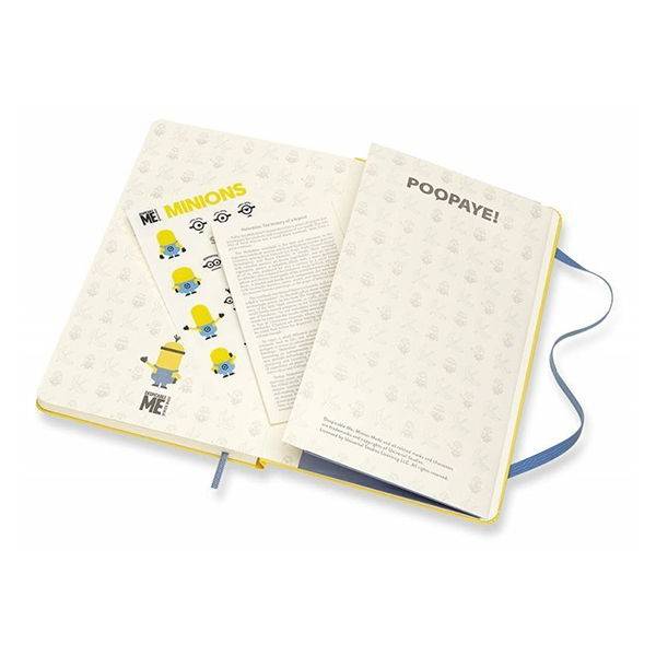 Записная книга Moleskine Minions средняя Линия Желтый