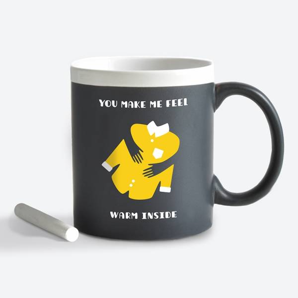 Gifty Чашка с мелом You Make Me Feel Warm (Him/Her) 320 мл (444-150)