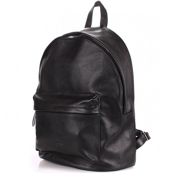 Рюкзак кожаный Poolparty Черный