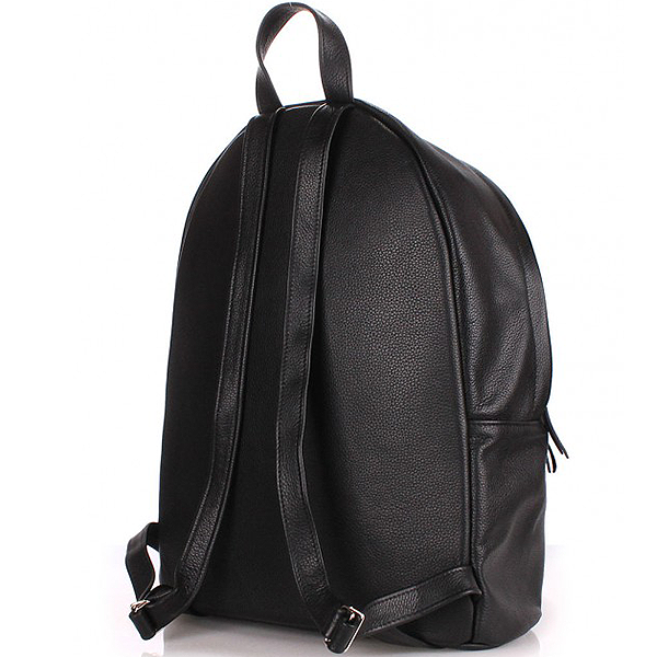 Рюкзак кожаный Poolparty Черный