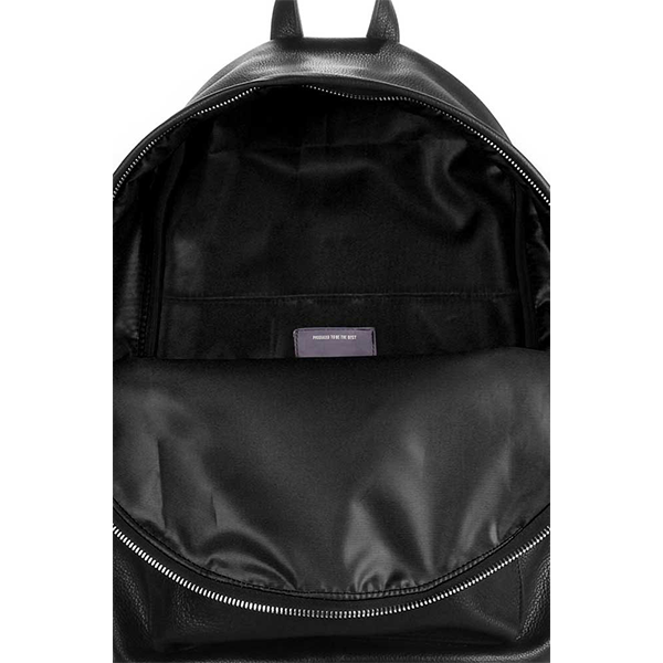 Рюкзак кожаный Poolparty Черный